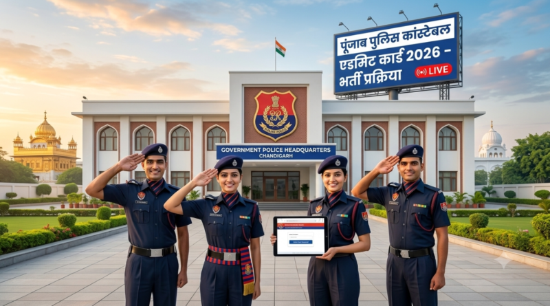 Punjab Police Constable Admit Card 2026 Kaise Download Karein